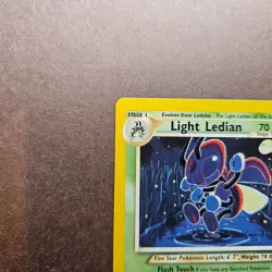 Light Ledian 24/105 Pokemon Neo Destiny Rare Card - LP - Image 2