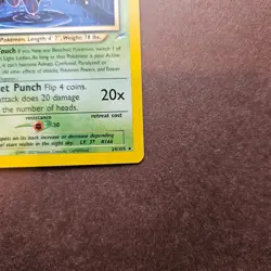 Light Ledian 24/105 Pokemon Neo Destiny Rare Card - LP - Image 5