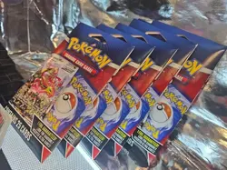 Pokemon Scarlet ⚡ Violet: Stellar Crown 3pk Booster Blister & (5) 25Card Packs - Image 3