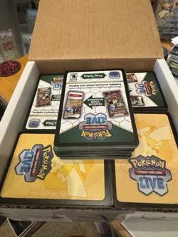 Pokemon TCG Online Code Card PTCGO Unused Codes X900 - Image 1