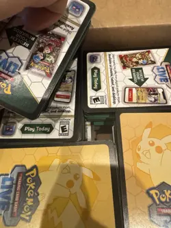 Pokemon TCG Online Code Card PTCGO Unused Codes X900 - Image 2
