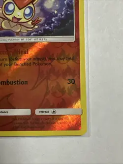 Victini 30/236 Reverse Holo Card Sun & Moon - Cosmic Eclipse Pokemon TCG - Image 5