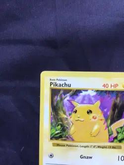 Pokemon Cards: Base Set Shadowless Common: Red Cheek Pikachu 58/102 - Image 2