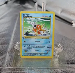 Pokemon TCG Magikarp Card 35/102 Base Set 1st Edition Shadowless Uncommon LP+ - Image 1