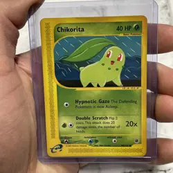 Pokemon Card - Chikorita Expedition 99/165 Common LP Vintage E-Reader Nintendo - Image 1