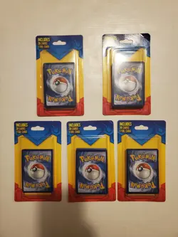Unopened Pokemon Trading Card Packs CCG TCG Lot Of 5 Pokemon Brand New - Image 1