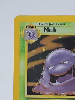 Muk Fossil Holo Rare Unlimited Pokemon Card 13/62 LP - Image 2