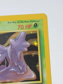 Muk Fossil Holo Rare Unlimited Pokemon Card 13/62 LP - Image 3
