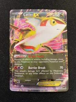 Latias EX - 85/116 - Pokemon Plasma Freeze Black & White Ultra Rare Card LP - Image 1