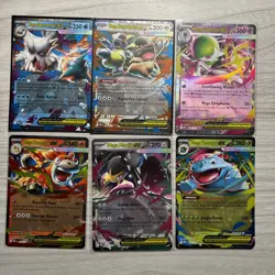 Pokemon TCG Mega Evolution Complete Double Rare EX Bundle (6 cards no dupes) - Image 1