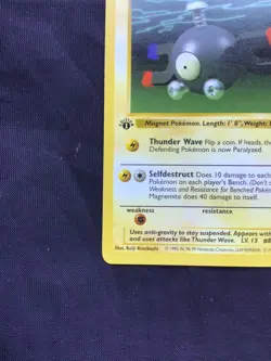 Pokemon Cards: Base Set 1st Edition Common: Magnemite 53/102 - Image 5