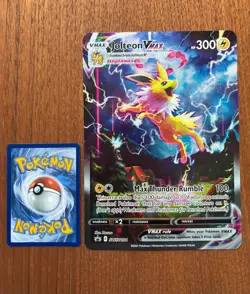 Jolteon VMAX SWSH184 Jumbo Card Sword & Shield: Black Star Promos (NM-M) - Image 1
