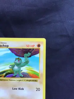 Pokemon Cards: Base Set 1st Edition Common: Machop 52/102 - Image 3
