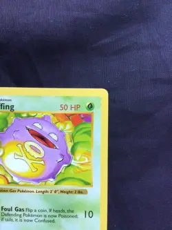 Pokemon Cards: Base Set 1st Edition Common: Koffing 51/102 - Image 3