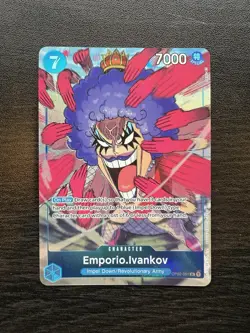 Emporio Ivankov SR Alt Art OP02-051 Paramount War English One Piece CCG Card - Image 1