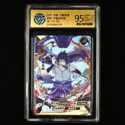 CCG GemMint 9.5 KAYOU 2021 Naruto CCG Card NR-CR-003 Uchiha Sasuke - Image 3