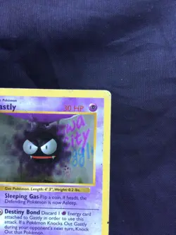 Pokemon Cards: Base Set 1st Edition Common: Gastly 50/102 - Image 3