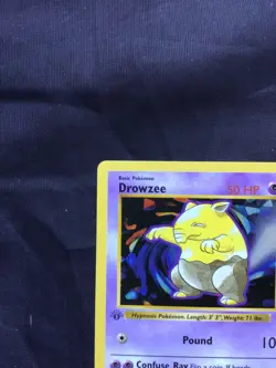 Pokemon Cards: Base Set 1st Edition Common: Drowzee 49/102 - Image 2