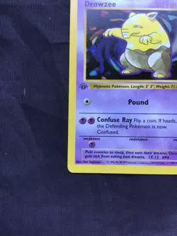 Pokemon Cards: Base Set 1st Edition Common: Drowzee 49/102 - Image 5