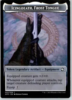Icingdeath, Frost Tongue Token - Adventures in the Forgotten Realms - 2 - LP - Image 1