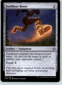 Swiftfoot Boots - Commander Legends: Battle for Baldur's Gate - NM - #339 - Image 1