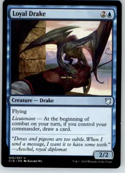 Loyal Drake - Commander 2018 - NM - #10 - Image 1