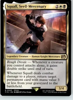 Squall, SeeD Mercenary - FINAL FANTASY - 243 - Normal NM - Image 1