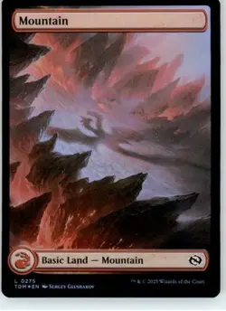 Mountain (0275) - Tarkir: Dragonstorm - 275 - Foil NM - Image 1