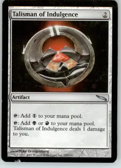 Talisman of Indulgence - Mirrodin - HP - #255 - Image 1