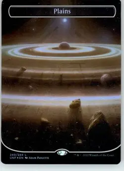 Plains (240) (Borderless) - Unfinity - 240 - Foil NM - Image 1