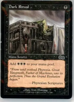 Dark Ritual - Urza's Saga - 127 - Normal HP - Image 1