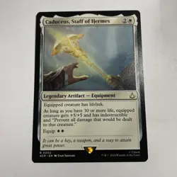 MTG TCG Assassins Creed Caduceus, Staff of Hermes 0002 Regular Rare - Image 1