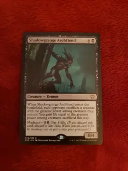 Shadowgrange Archfiend Commander: Innistrad: Crimson Vow Regular - Image 1
