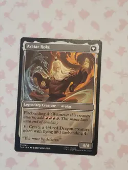 The Legend of Roku 145 NM MTG Avatar: The Last Airbender Magic - Image 2