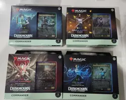 Magic: The Gathering Duskmourn: House of Horrors Set of 4 Commander Decks - NIB - Image 1