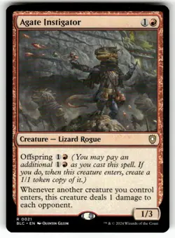 Agate Instigator 21 NM MTG Commander: Bloomburrow Magic - Image 1
