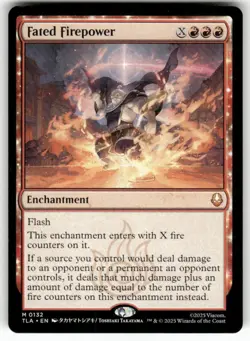 Fated Firepower 132 NM MTG Avatar: The Last Airbender Magic - Image 1