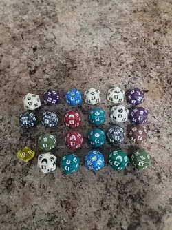 Magic The Gathering Dice Lot Of 22 Various Set! Regular Sized - Image 2