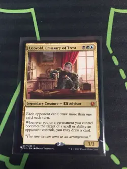 MTG Magic The Gathering Leovold, Emissary Of Trest LIST Mythic Elf - Image 1