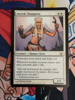 MTG Rare Auriok Champion 2004 Magic The Gathering Fifth Dawn - Image 2