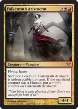 Falkenrath Aristocrat Light Play, English Magic the Gathering MTG Dark Ascension - Image 1