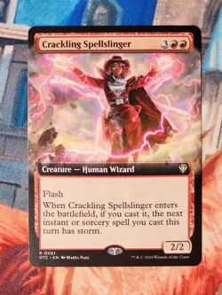 Crackling Spellslinger Extended Commander: Outlaws of Thunder Junction MTG OTC - Image 1