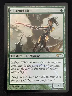 1x MTG Glistener Elf (Foil) - FNM Promos (FNM) #1 - Magic the Gathering - Image 1
