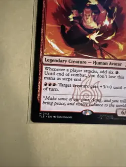 MTG Avatar Roku, Firebender TLE 0112 M NM Regular - Image 3