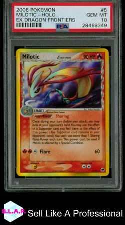 MILOTIC POKEMON 5 2006 EX DRAGON FRONTIER HOLO ENGLISCH PSA 10 - Image 1
