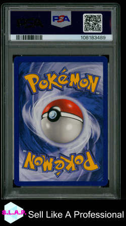 PIKACHU BLACK STAR-GERMAN POKEMON PROMO BLACK STAR 2000 1 PSA 9 - Image 2