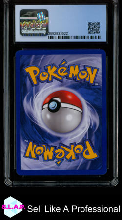 PIKACHU BASE SET - 1ST EDITION 58/102 POKEMON CGC 8 - Image 2