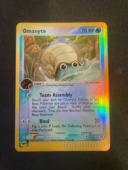 Omanyte 70/100 Reverse Holo EX Sandstorm Pokemon TCG - LP - Image 1