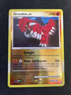 Groudon 29/146 Diamond Pearl Legends Awakened Reverse Holo Pokemon TCG - LP+ - Image 1