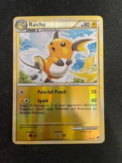 Raichu 33/90 Undaunted Reverse-Holo Pokemon TCG - LP+ - Image 1